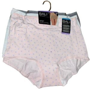 Bali ~ 3 Pair Women’s Skimp Skamp Brief Underwear Panties. 95%Cotton 5% NWT
